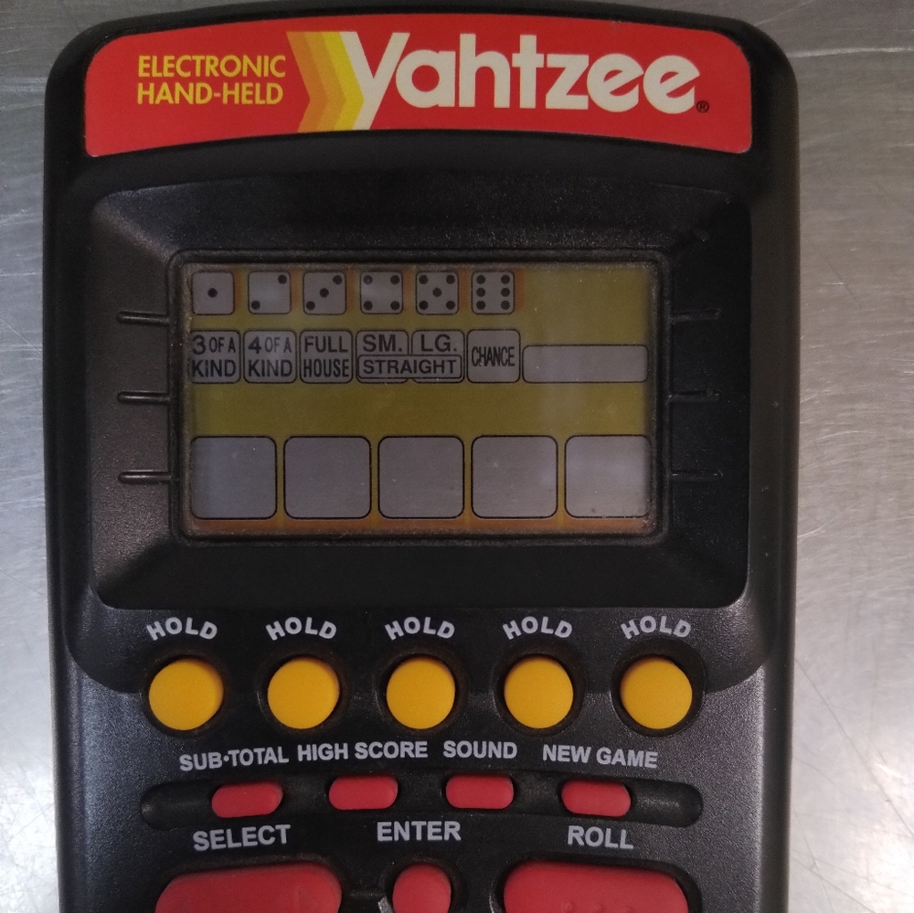 1995 Handheld Yahtzee